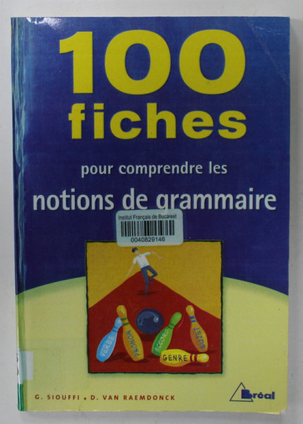 Fiches Pour Comprendre Les Notions De Grammaire Par Gilles Siouffi