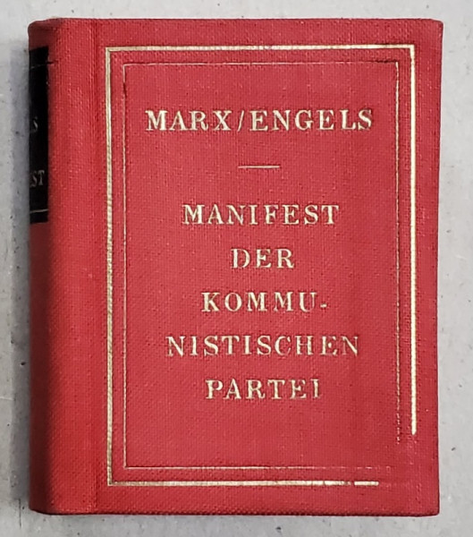 Manifest Der Kommunistischen Partei Von Marx Und Engels Text In Limba