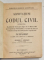 ADNOTATIUNI LA CODUL CIVIL de GEORGE T . IONESCU , 1908