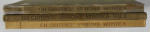 ANATOMIE ARTISTICA , VOL I - CONSTRUCTIA CORPULUI , VOL II - FORMELE CORPULUI IN REPAUS SI MISCARE , VOL III - MORFOLOGIA ARTISTICA . EXPRESIA de GH. GHITESCU , 1963,1965 , VOLUMUL 3 ARE COTORUL LIPIT CU SCOCI