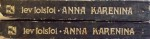 ANNA KARENINA de LEV TOLSTOI , VOL. I - II , 1992