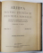 ARHIVA PENTRU STIINTA SI REFORMA SOCIALA, DIRECTOR D. GUSTI, ANUL II, NR.  1-4, 1920 - 1921