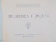 BIBLIOTHEQUE D.M.C: BRODERIES TURQUES