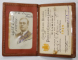 CARNET DE IDENTITATE PENTRU ZIARISTI , ELIBERAT DE C.F.R.  LUI IOAN  U. SORICU ( V. DEMETRIUS )  , SCRIITOR , 1929