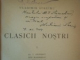 CLASICI NOSTRI  VOL. I  de VLADIMIR STREINU , 1943