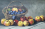 Cornel Ratiu (1882-1939) - Natura statica cu mere si prune