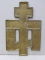 Crucifix din bronz decorat cu email, Rusia, cca. 1900