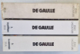DE GAULLE , TOMES I - III par JEAN LACOUTURE , 1984 - 1986 *VOLUMUL I PREZINTA URME DE UZURA