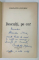 DESCULTI PE CER , versuri de CONSTANTIN STEFURIUC , 1976 , DEDICATIE *