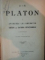 DIN PLATON VOL I APARAREA LUI SOCRATES KRITON SAU DATORIA CETATEANULUI , VOL II PHAIDON S. DESPRE SUFLET TRADUS de CEZAR PAPACOSTEA , 1919