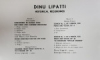 DINU LIPATTI , HISTORICAL RECORDINGS , DUBLU LP , 33 1/3 1971, PE DISCUL 2 , LA VIOARA : GEORGE ENESCU *