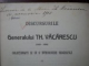 DISCURSURILE GENERALULUI TH. VACARESCU (1868-1906), de B. MANGARU, BUCURESTI 1915