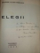 ELEGII-GEORGE DUMITRESCU , CONTINE DEDICATIA AUTORULUI