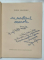 EU , MESTERUL MANOLE POEM TRAGIC de DARIE MAGHERU , 1957 , DEDICATIE , PREZINTA PETE SI URME DE UZURA