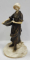 Femeie cu cos, Statuata din bronz si fildes, Franta, cca. 1900