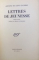 LETTRES DE JEUNESSE  1923 - 1931 par ANTOINE DE SAINT EXUPERY , 1953