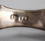 Lingurita din argint, marcaj romanesc, initiale de mester, Secol 19