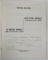 MESTERUL MANOLE , BALADA PENTRU COR MIX A CAPELLA de VINICIUS GREFIENS , 1979 *DEDICATIE