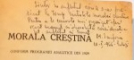 MORALA CRESTINA PENTRU CLASA A VI A , EDITIA A II A , 1930