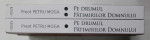 PE DRUMUL PATIMIRILOR DOMNULUI de PREOT PETRU MOGA , DE LA SAMBATA LUI LAZAR LA DUMINICA INVIERII , VOLUMELE I - II , 2023 , MICI DEFECTE