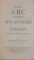 POCKET ATLAS-GUIDE TO LONDON WITH POSTAL AREAS , A 15 A EDITIE