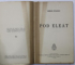 POD ELEAT , poezii de SIMION STOLNICU , 1935 , EXEMPLAR 20 DIN 25 *