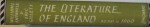 THE LITERATURE OF ENGLAND , A.D. 500 TO 1960 de WILLIAM J. ENTWISTLE, ERIC GILLETT, 1963