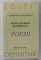 TOMA GEORGE MAIORESCU , POEZII : CARTEA CELOR CINCI OBSESII ( 1947 -1997 ) / POEMES , EDITIE IN ROMANA SI FRANCEZA , TIPARITA FATA / VERSO , 1997 , DEDICATIE *