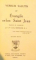 VERBUM SALUTIS IV , EVANGILE SELON SAINT JEAN dE P. ALFRED DURAND , 1927