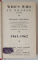 WHO ' S WHO IN FRANCE , DICTIONNAIRE BIOGRAPHIQUE , 1961 - 1962 , 5e EDITION , 1961