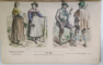 ZUR GESCHICHTE DER COSTUME ( DIN ISTORIA COSTUMULUI ) , CONTINE GRAVURI COLOR , TEXT IN LIMBA GERMANA CU CARACTERE GOTICE , 1880, VEZI DESCRIEREA !
