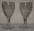 2 PAHARE DIN CRISTAL, SECOL XX