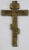 Crucifix din alama argintata, Rusia, Secol XIX
