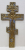 Crucifix din bronz cu email, Rusia cca. 1900