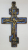 CRUCIFIX DIN BRONZ SI EMAIL, RUSIA SECOL 19