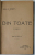 DIN TOATE , POEZII de RADU D. ROSETTI , 1920