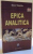 EPICA ANALITICA de GEO VASILE , 2008