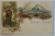 GRUSS AUS GLARUS , CARTE POSTALA ILUSTRATA , CROMOLITOGRAFIE , POLICROMA , CIRCUATA , CLASICA , DATATA 1900