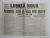 LUMEA NOUA - ORGANUL PARTIDULUI SOCIALIST SI AL UNIUNEI SINDICALE , NR. 22 , MIERCURI 10 DECEMBRIE, 1919