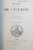 OEUVRES COMPLETES DE CICERON AVEC LA TRADUCTION EN FRANCAIS de M. NISARD, TOME CINQUIEME, 1864