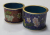 Pereche de inele pentru servet, decorate in tehnica Cloisonne, Secol 20