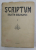 SCRIPTUM , BULETIN BIBLIOLOGIC , NR. 1 , DIRECTOR N. GEORGESCU - TISTU , 1943 , DEDICATIE *