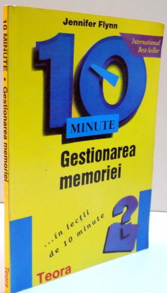 10 MINUTE , GESTIONAREA MEMORIEI  de JENNIFER FLYNN, 1995