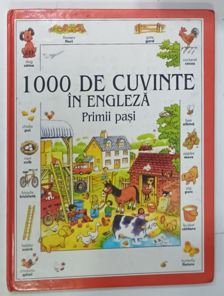 1000 DE CUVINTE IN ENGLEZA , PRIMII PASI de HEATHER AMERY , ilustratii de STEPHEN CARTWRIGHT , 2000