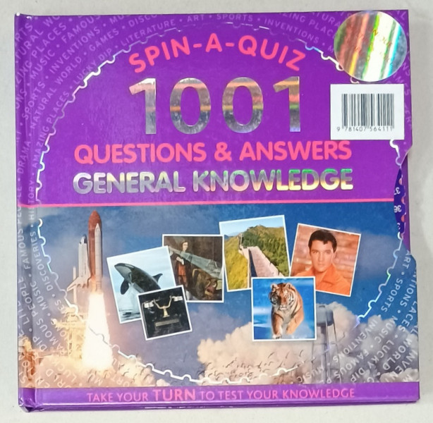 1001 QUESTIONS and ANSWERS , GENERAL KNOWLEDGE , SPIN -A - QUIZ , 2009