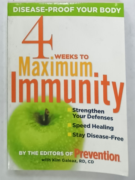 4 WEEKS TO MAXIMUM IMMUNITY , 2008 , PREZINTA PETE SI URME DE UZURA