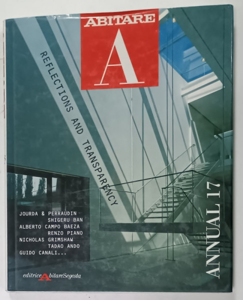 ABITARE , ANNUAL 17 , ALBUM DE ARHITECTURA CU TEXT IN ITALIANA SI ENGLEZA , 2002