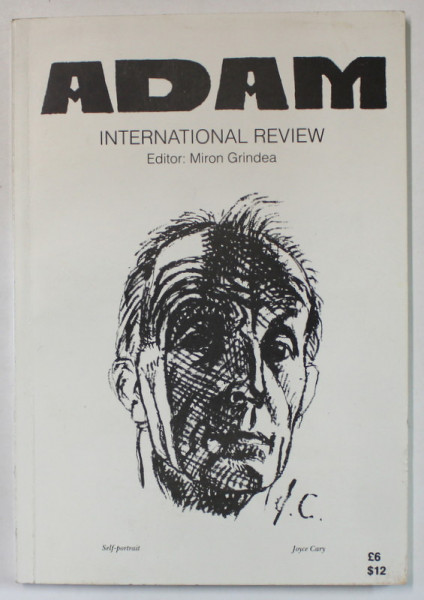 ADAM , INTERNATIONAL REVIEW , ARTS , DRAMA , ARCHITECTURE , MUSIC , editor MIRON GRINDEA , 1988