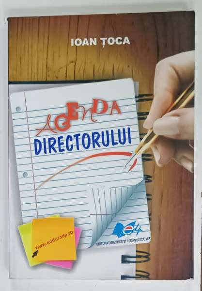 AGENDA  DIRECTORULUI de IOAN TOCA , 2008