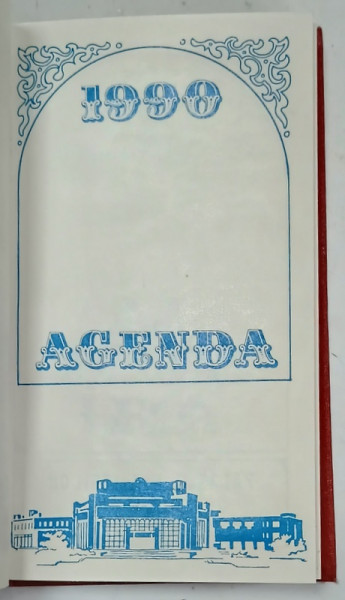 AGENDA  EDITATA DE PALATUL PIONIERILOR SI SOIMILOR PATIREI , 1990